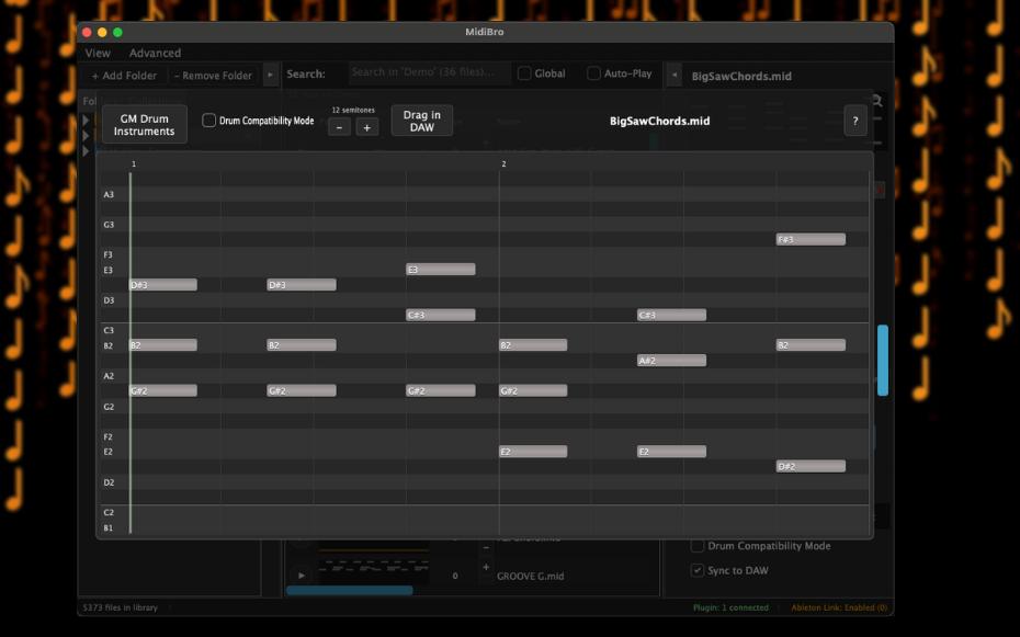 Interactive MIDI Visualization