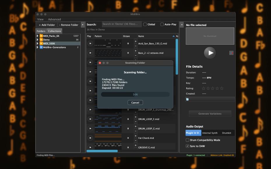 Built for Large MIDI Libraries